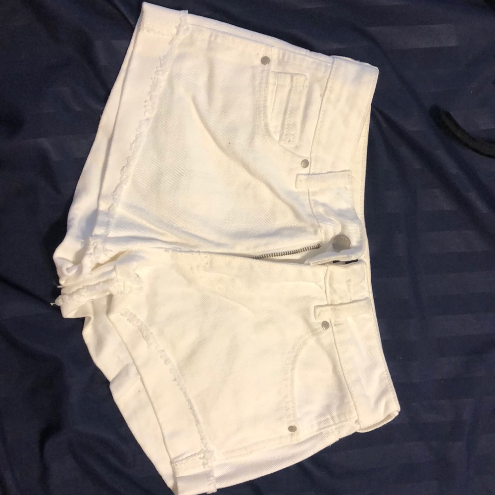 Pacsun Kendall and Kylie White Denim Shorts